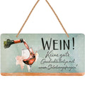 Blechschild Wein Geschichte
