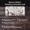 Blechschild Glück Hunde streicheln
