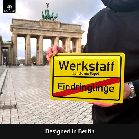 Blechschild Werkstatt Ortsschild