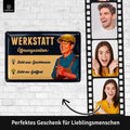 Blechschild Werkstatt Öffnungszeiten