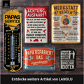 Blechschild Handwerker Stundenlohn