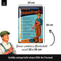 Blechschild Lustige Werkstattregeln