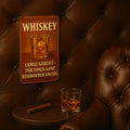 Whiskey lange gereift Blechschild