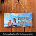 Blechschild Das wahre Leben