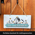 Blechschild Villa Kunterbunt