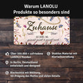 Blechschild Zuhause Herz