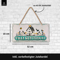 Blechschild Villa Kunterbunt