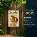 Meerschweinchen Spielzone Blechschild