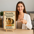 Meerschweinchen Spielzone Blechschild